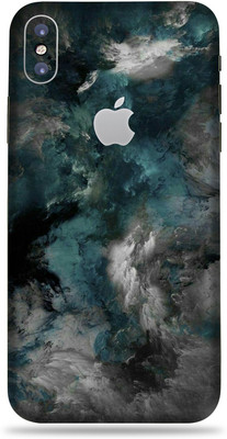 TJ CREATION Apple iPhone X, Apple iPhone X Mobile Skin(Ultra Super Dark Clouds Skin With High Matte Finish., Mobile Skin (Back+Side+Camera))