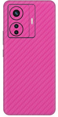 Vcare GadGets T1 Pro 5G Fiber Carbon Pink Back Side Premium Mobile Skin(Fiber Carbon Pink)