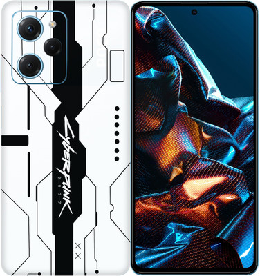 SkinoMania POCO X5 Pro 5G Mobile Skin(B&W Simple-White-Cyber)