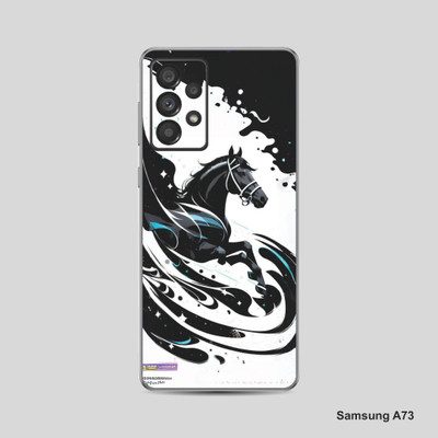 VYBE The Smart Choice Samsung Galaxy A72 Animal Mobile Skin Mobile Skin(Ceramic, Black 1)