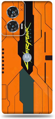 Mclaxa Moto Edge 50 Fusion Mobile Skin(Orange Cyberpunk)