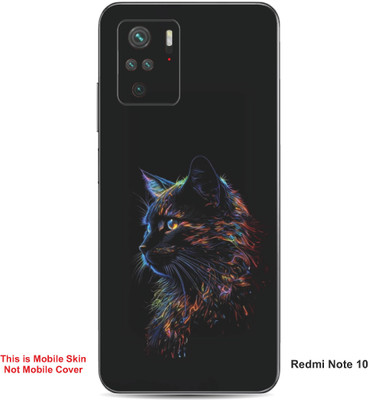 VYBE The Smart Choice Redmi Note 10 Cat Embossed Mobile Skin(Baltic Sea 19)