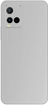 Vcare GadGets Y21 G Metallic Silver Shining Back Side Premium Mobile Skin(Metallic Silver Shining)