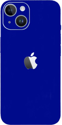 BUGGU APPLE iPhone 13 Mobile Skin(Ultra Super Blue Matte Skin With High Matte Finish)