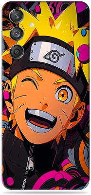 SkinoMania Samsung Galaxy M55 5G Premium Vinyl Mobile Skin (Multicolor) Mobile Skin(One Eye Open Anime)