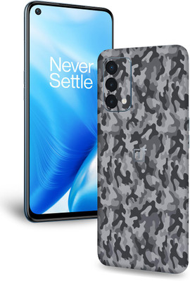 SkinoMania one Plus N200 5G Mobile Skin(Multicolor Grey Camo)