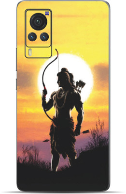 VYBE Vivo X60 Pro Shree Ram Mobile Skin Mobile Skin(Chinese Violet 38)
