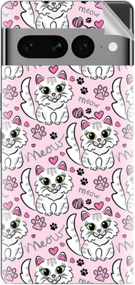 tiddler Google Pixel 7 Pro Mobile Skin(Pink& White)