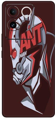 Vcare GadGets Red Silver Color Vivo T2 Pro 5G Mobile Skin(Multicolor)