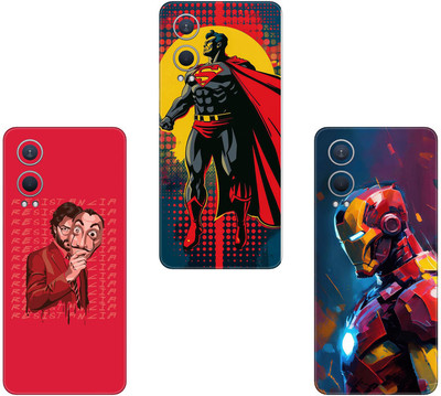 wrap craft REDMI NOTE 10S COMBO(PACK OF 3)Camera&Back Protector Premium Vinyl Mobile Skin(Multicolor)