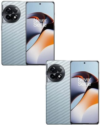 candeal mart (Pack of 2) OnePlus 11R 5G Back skin sticker / Vinyl wrap / Protective film Mobile Skin(Carbon Fiber 3D ,Transparent)