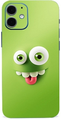 AsSkin Apple iPhone 12 Mini Mobile Skin(Googly Face Skin With High Matte Finish)