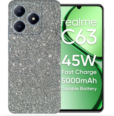 OggyBaba Realme C63 5g Mobile Skin(Grey Glitter)