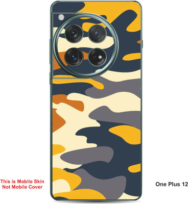 VYBE The Smart Choice One Plus 12 Camouflage Embossed Mobile Skin(Egg White A13)