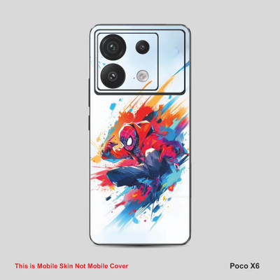 VYBE The Smart Choice Poco X6 Super Hero Mobile Skin(Multy colorZ22)