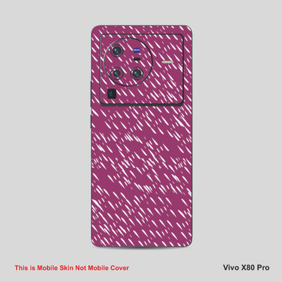 VYBE The Smart Choice Vivo X80 Pro Pattern Mobile Skin Mobile Skin(Multi ColourCO30)