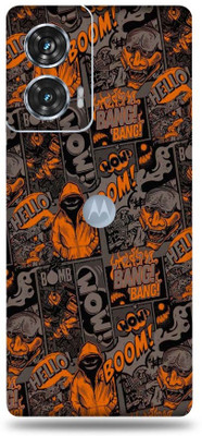 Mclaxa Moto Edge 50 Fusion Mobile Skin(Orange Boom)
