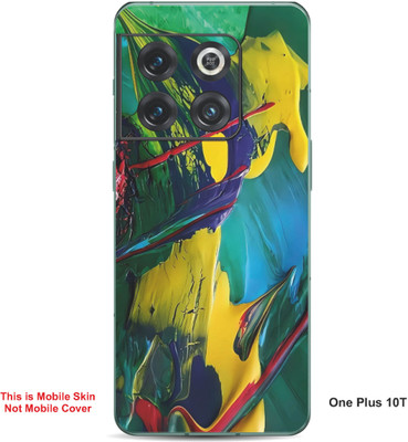 VYBE The Smart Choice One Plus 10T Art Embossed Mobile Skin(Blue lvy A10)