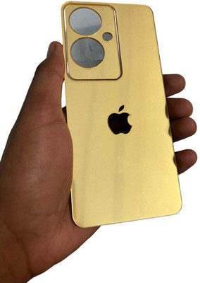 TWUAOP OPPO F25 PRO 5G MOBILE SKIN ACRYLIC SHEET MIRROR BACK PANNEL Mobile Skin(Gold)