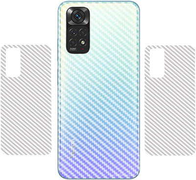 DVANK REDMI NOTE 11S / NOTE 11 4G|| 3D CARBON FIBER ULTRA-THIN BACK LAMINATION || Mobile Skin(TRANSPARENT)