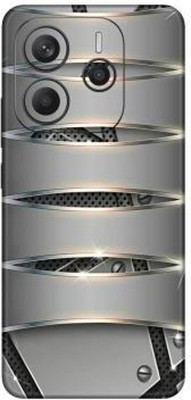 Vcare GadGets Redmi Note 14 (5G) Mobile Skin(Black & Silver)