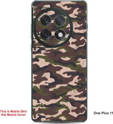 VYBE The Smart Choice One Plus 11 Camouflage Embossed Mobile Skin(Judge Grey A11)
