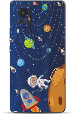 VYBE Vivo X60 Pro Space Mobile Skin Mobile Skin(Delft Blue 38)