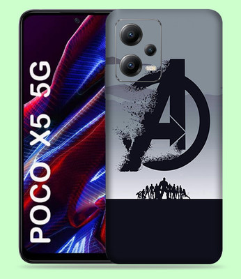 WeCre8 Skin's Xiaomi Poco X5 5G Mobile Skin(Team Avenger Multicolor Mobile Skin)