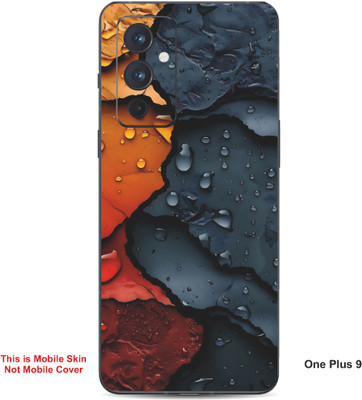 VYBE The Smart Choice One Plus 9 Pattern Embossed Mobile Skin(Light Eggplant A4)