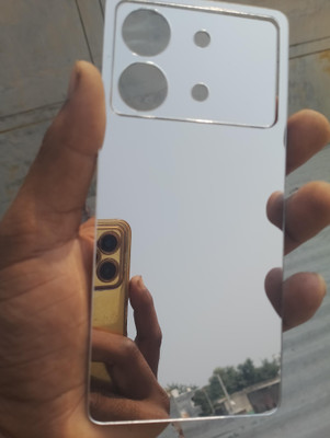 MOKPLZ POCO X6 NEO 5G SILVER MIRROR BACK PANNEL Mobile Skin(Silver)