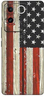 Vcare GadGets stars and stripes wood Vivo T2 Pro 5G Mobile Skin(Multicolor)