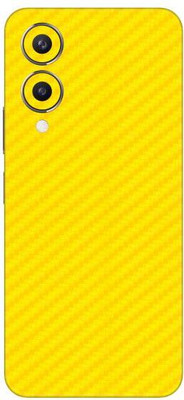 Vcare GadGets Y28 5G Mobile Skin(Fiber Carbon Yellow)