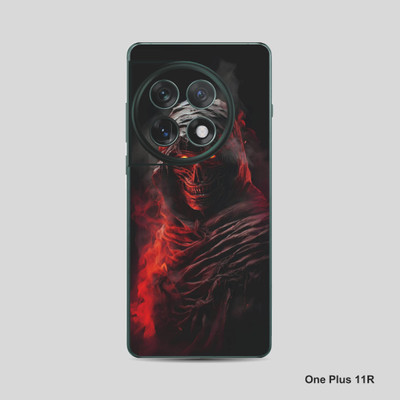 VYBE The Smart Choice One Plus 11R Horror Mobile Skin Mobile Skin(Pinkish Red 18)