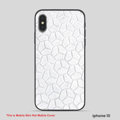 VYBE The Smart Choice iPhone 10 Pattern Mobile Skin(Dawn White 4)