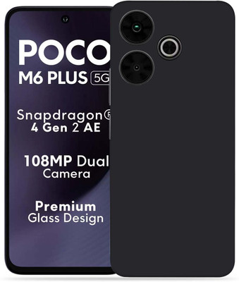 OggyBaba OggyBaba Poco M6 Plus 5g Mobile Skin(Matte-Black)