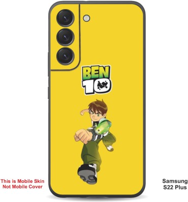 VYBE The Smart Choice Samsung S22 Plus Ben 10 Embossed Mobile Skin(Golden Yellow 7)