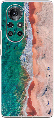 FCS Huawei nova 8 Pro 4G Printed Back skin Mobile Skin(Aerial View Beach)