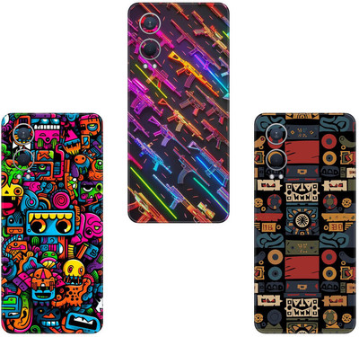 wrap craft MI 10I COMBO(PACK OF 3)Camera&Back Protector Premium Vinyl Mobile Skin(Multicolor)
