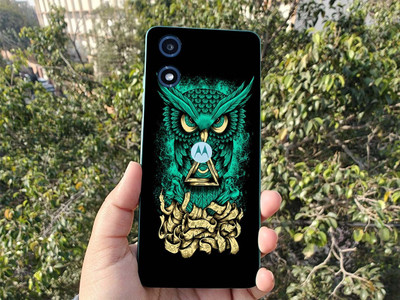 BUGGU Motorola Moto G04 Mobile Skin(Ulltra Super Angry Owl Skin With High Matte Finish., Mobile Skin (Back+Side+Camera))