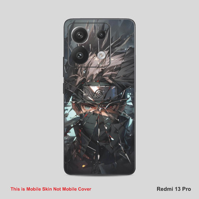 VYBE The Smart Choice Redmi 13 Kakashi Mobile Skin Mobile Skin(Natural Grey B26)