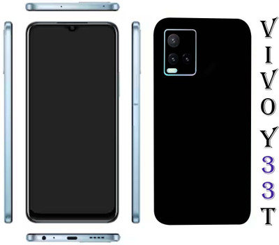 LAMHA Vivo Y33T Mobile Skin(Ultra Super Black Matte Skin With High Matte Finish.)