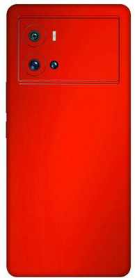 Vcare GadGets Metallic Red Shining vivo i QOO 9 Pro 5G Mobile Skin(Metallic Red Shining)