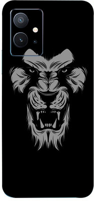 AsSkin Vivo IQOO Z6 5G Mobile Skin(Ultra Super Black Lion Skin With High Matte Finish..)
