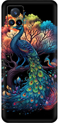 SKINADDA Vivo V21 5G Premium Vinyl Mobile Skin(Multicolor)