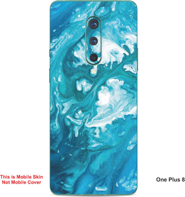 VYBE The Smart Choice One Plus 8 Abstract Embossed Mobile Skin(Baltic Sea A2)