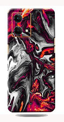 Mclaxa Colorful Lava For OPPO F21S PRO Back Skin, Colorful Lava, OPPO F21S PRO Mobile Skin(Colorful Lava Matte Finish Skin With Super Matte Finish)