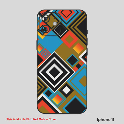 VYBE The Smart Choice iPhone 11 ART Mobile Skin(Multi color SKI 12)