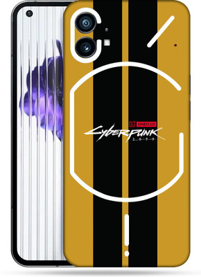 SkinoMania Nothing-Phone(1) Mobile Skin(Multicolor Oneplus Black Strip Cyberpunk)