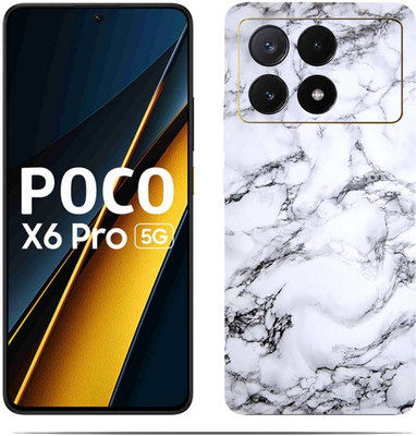 LAMHA POCO X6 PRO 5G Mobile Skin(Ultra Super Milky White Skin With HiighQuality MatteFinish_thanksS)