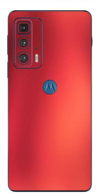 VCAREGADGETS Moto Edge 20 Pro Mobile Skin(Red)